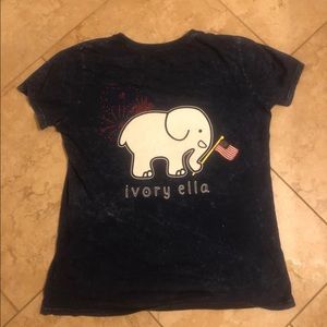 Ivory Ella Patriotic Bling T Shirt